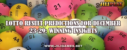 Lotto Result Predictions for December 23-29: Winning Insights